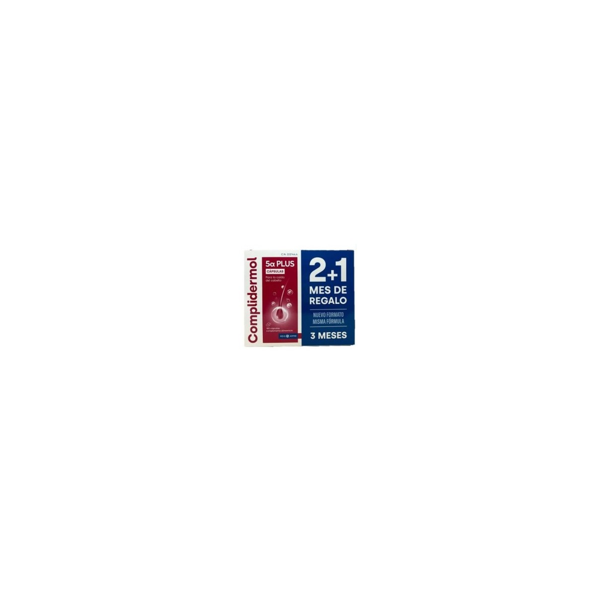 Complidermol 5α Plus Pack 180 cápsulas