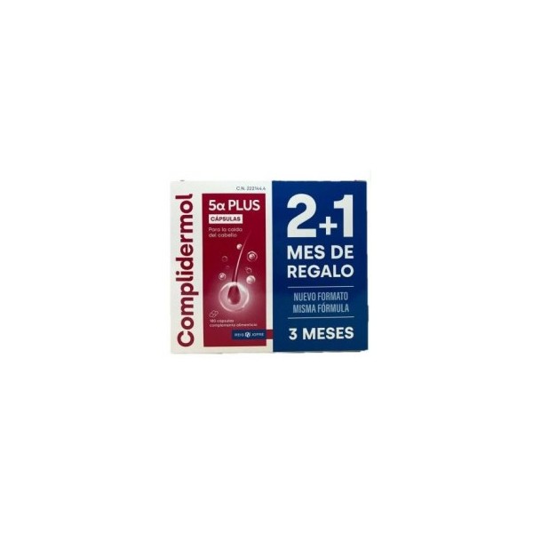 Complidermol 5α Plus Pack 180 cápsulas