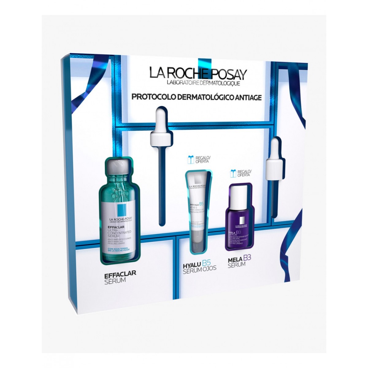 COFRE EFFACLAR LA ROCHE POSAY (HYALU B5 OJOS +...