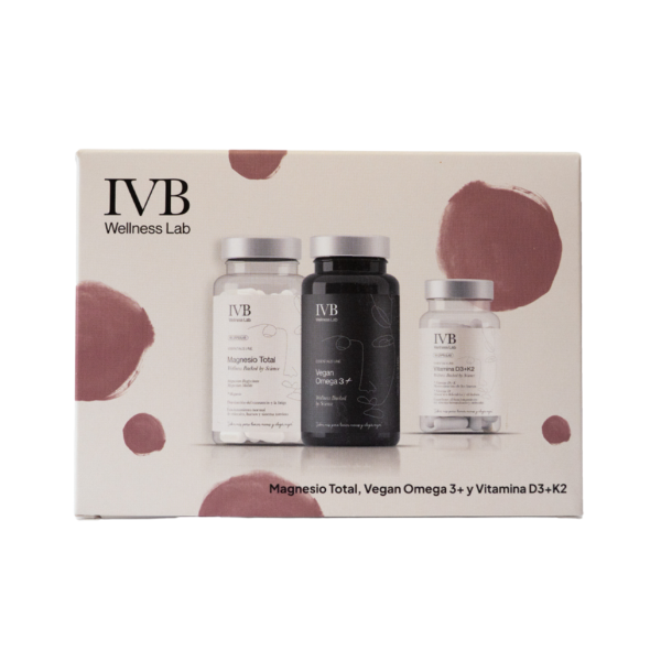 IVB Pack Esenciales – Magnesio Total + Vegan Omega 3+ + Vitamina D3+K2