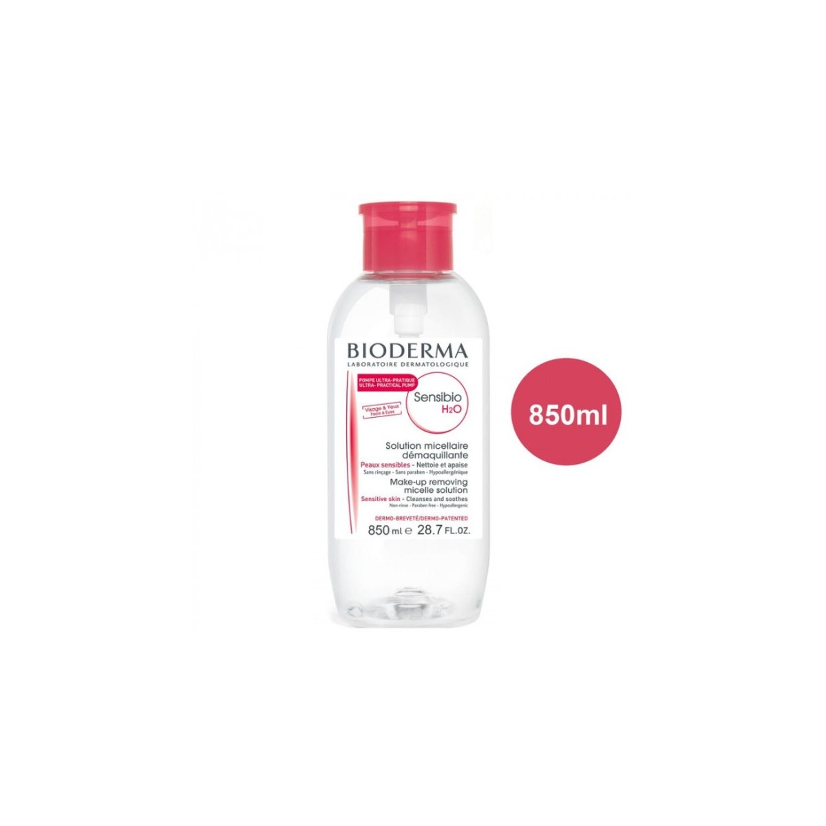 SENSIBIO H2O BIODERMA 1 ENVASE 850 ML