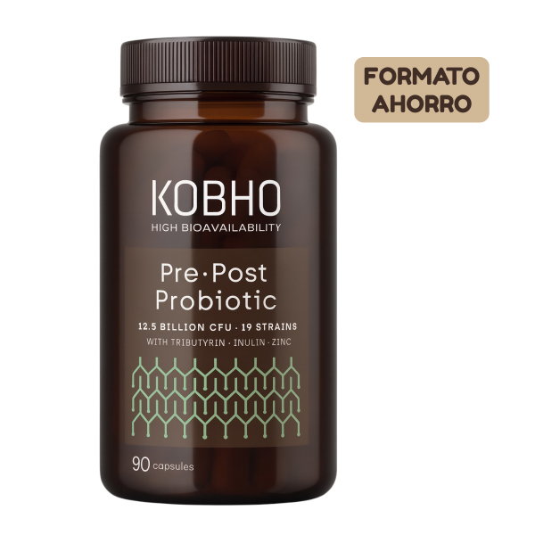 Kobho Pre‑Post Probiotic 90 Cápsulas