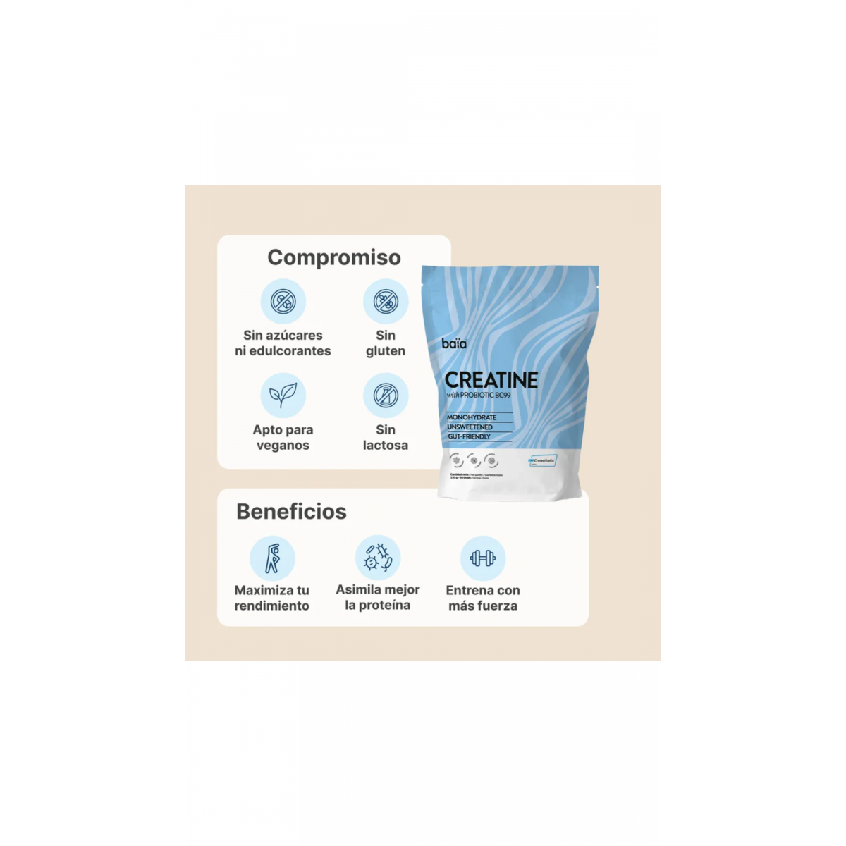 BAIA CREATINE with PROBIOTIC BC99