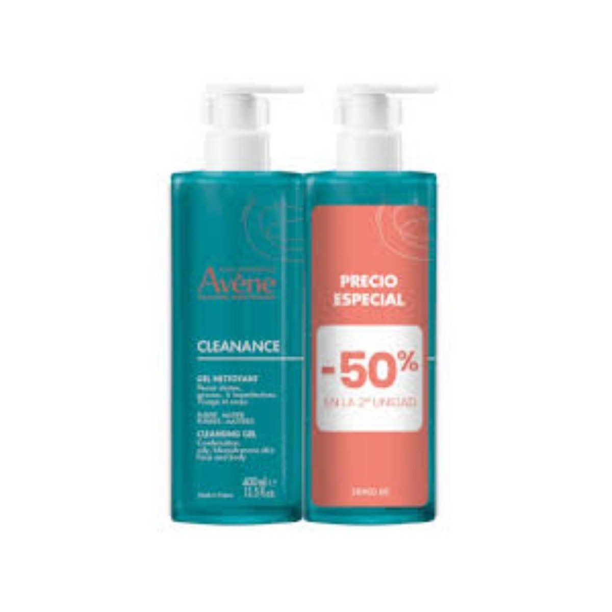 CLEANANCE DUO GEL LIMPIADOR 2x400ml