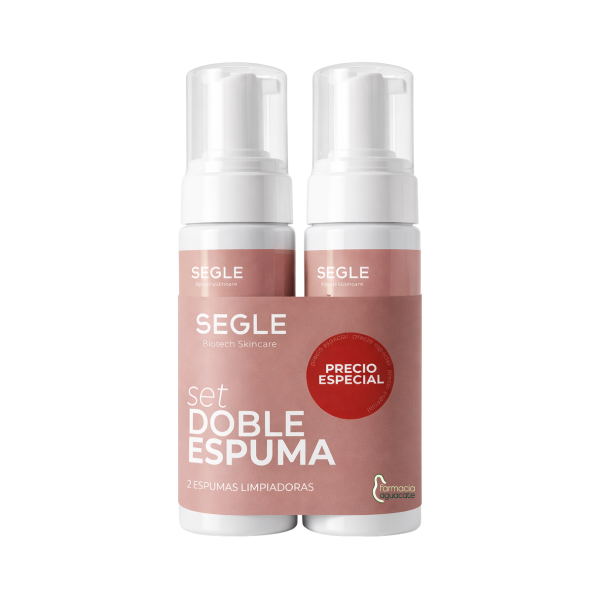 SEGLE PACK DOBLE ESPUMA LIMPIADORA FACIAL 150+150ML