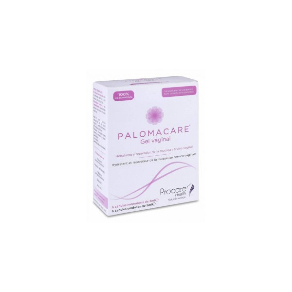 Palomacare Gel Vaginal Hidratante y Reparador, 6 unidades