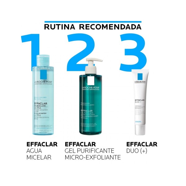LA ROCHE POSAY EFFACLAR GEL PURIFICANTE MICRO-EXFOLIANTE 200ML