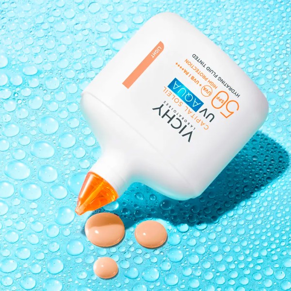 CAPITAL SOLEIL UV AQUA FLUIDO TONO CLARO SPF 50+ 50ML
