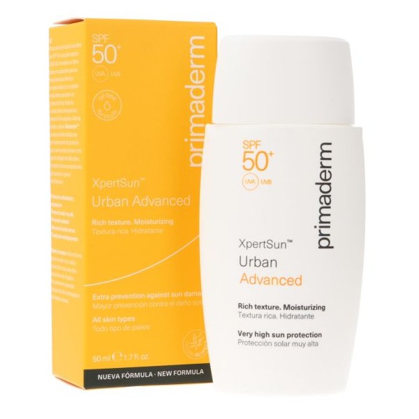 PRIMADERM XPERTSUN URBAN ADVANCED TEXTURA RICA SPF50 50ML