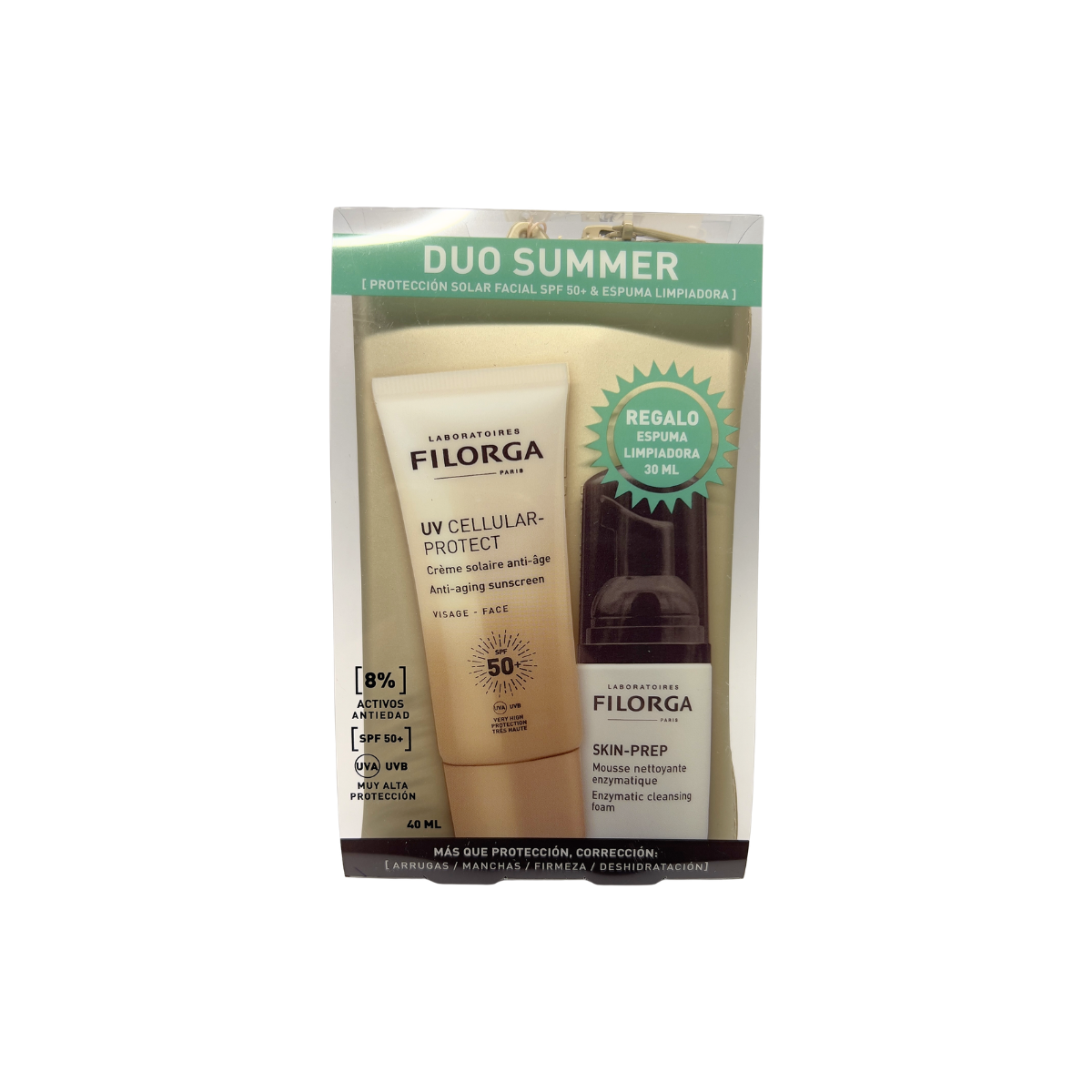Filorga Duo Summer Solar Facial SPF50+ + Espuma...