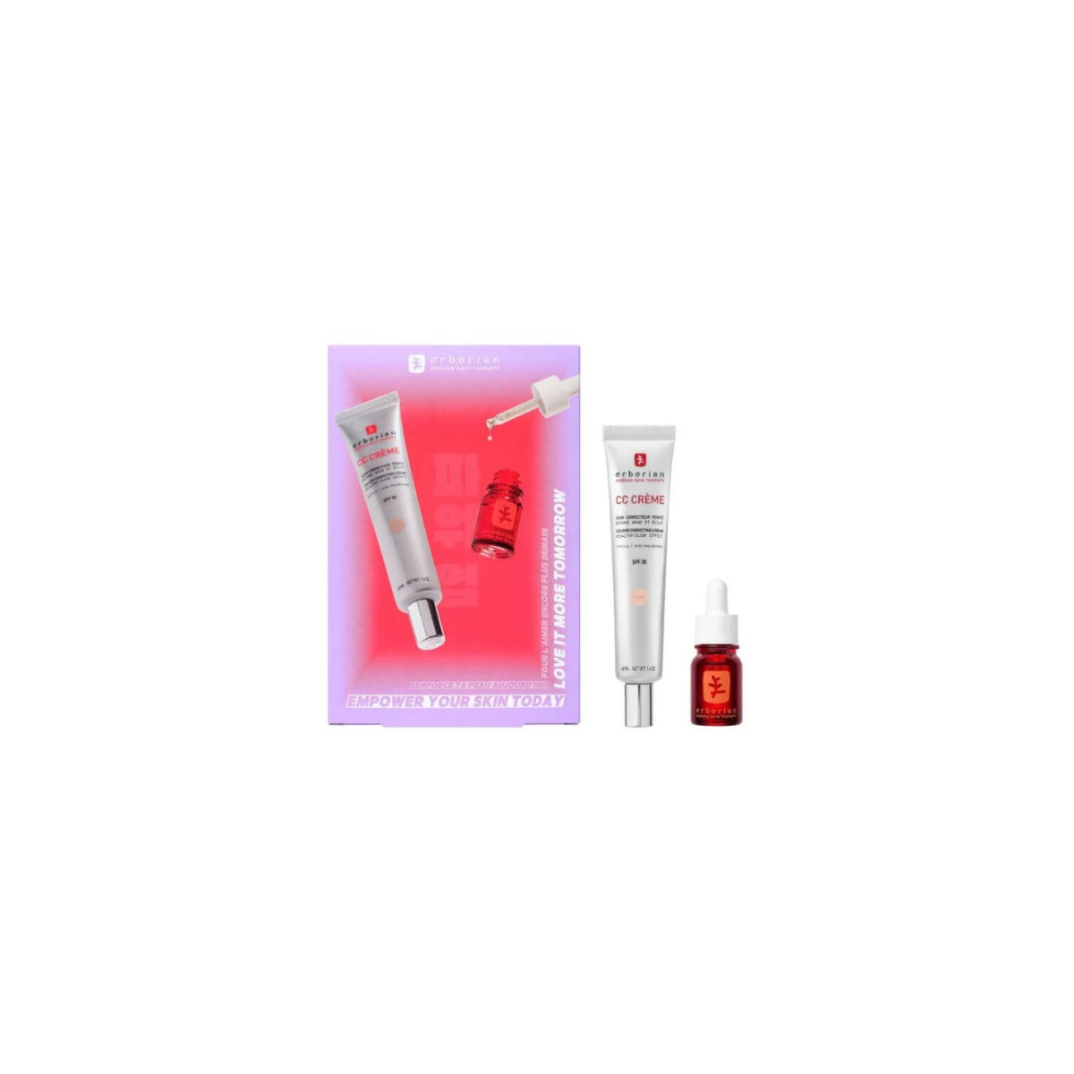 ERBORIAN PACK CC CREME CLAIR 40ML + SERUM NOCHE...