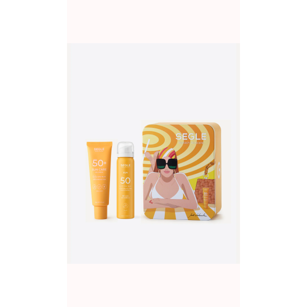 SEGLE Cofre Solar Edición Jordi Labanda – Gel Crema SPF50+ 50 ml + Bruma Invisible SPF50 75 ml