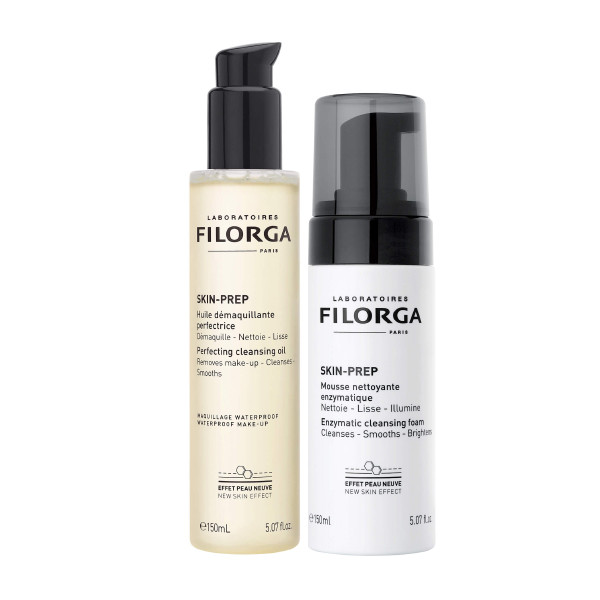 FILORGA PACK DOBLE LIMPIEZA (ACEITE DESMAQUILLANTE 150ML + LIMPIADORA ESPUMOSA 150ML)