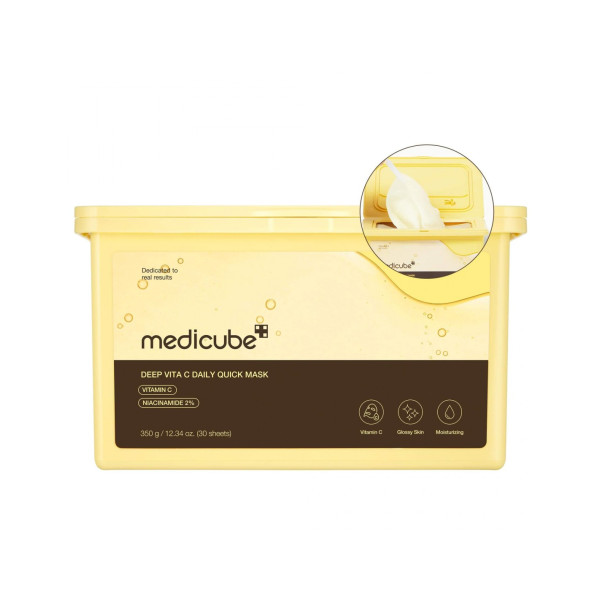 MEDICUBE Deep Vita C Daily Quick Mask 30 uds