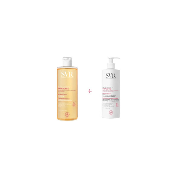 SVR TOPIALYSE BAUME PROTECT 400ML + HUILE LAVANTE 400ML