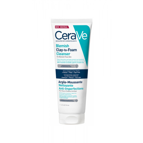 CeraVe Arcilla Espumosa Limpiadora Anti-Imperfecciones 118 ml