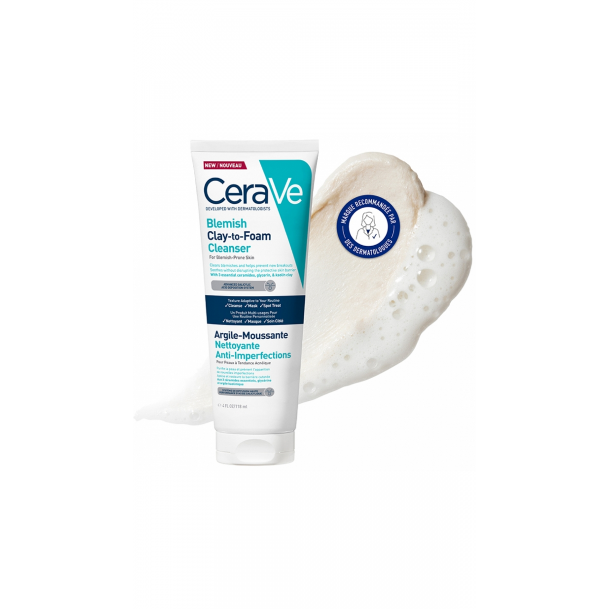 CeraVe Arcilla Espumosa Limpiadora...