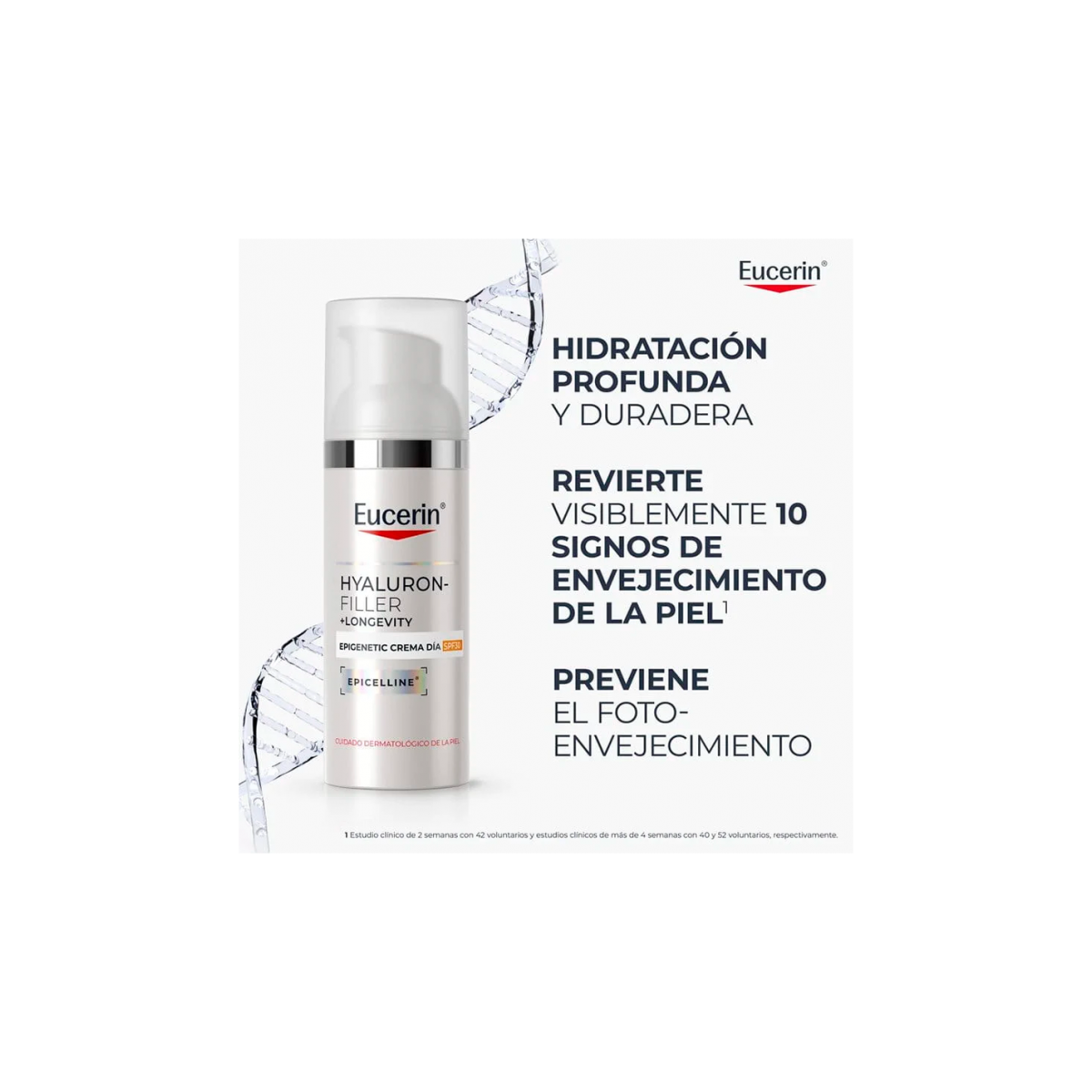 Eucerin Hyaluron-Filler Long Crema de Día SPF30...