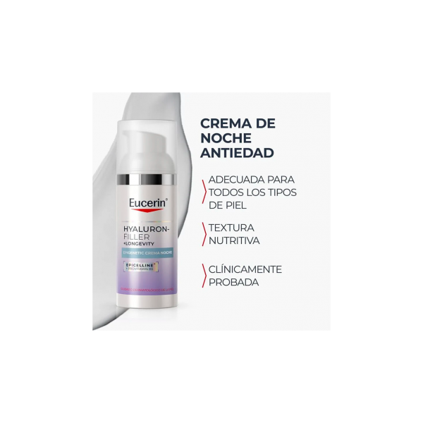 Eucerin Hyaluron-Filler Long Crema Noche 50 ml