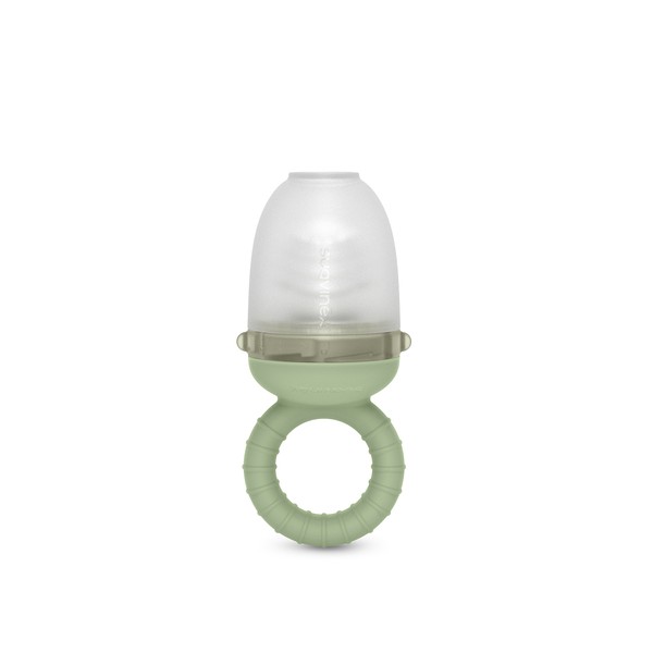SUAVINEX Alimentador Antiahogo de Silicona para Bebé +6M VERDE