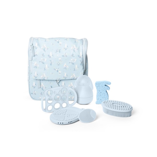 Suavinex Set de Baño y Juego para Bebé con Neceser, Azul