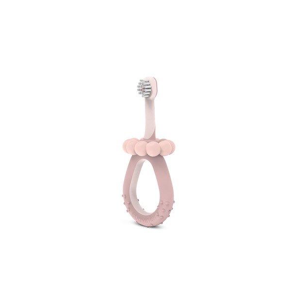SUAVINEX Cepillo de dientes para bebé 0 a 2 años, rosa