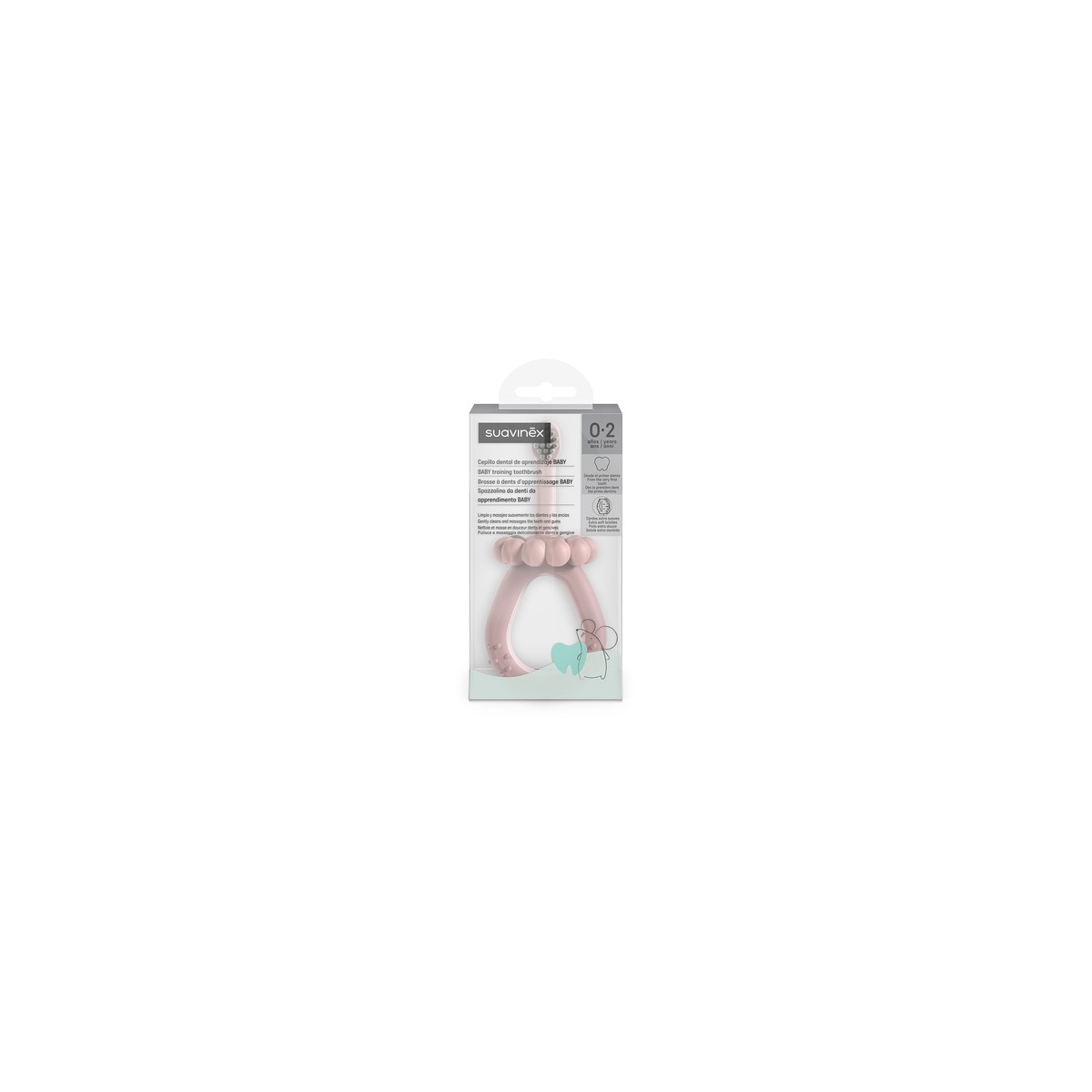 SUAVINEX Cepillo de dientes para bebé 0 a 2...