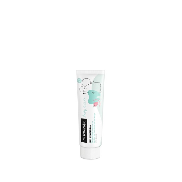 Suavinex Pasta de Dientes para Bebé Sabor Fresa 50 ml – 1.000 ppm Flúor