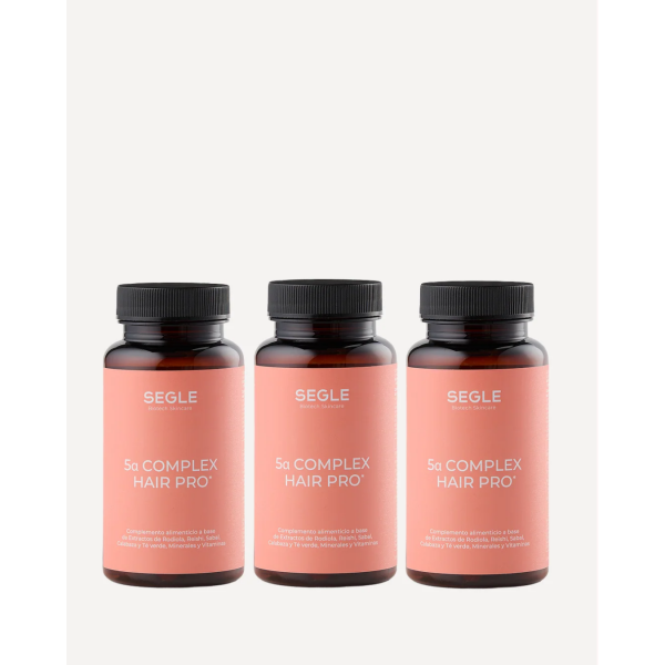 SEGLE 5 Alfa Complex Hair Pro Pack 3 Meses – 180 cápsulas para el cuidado capilar
