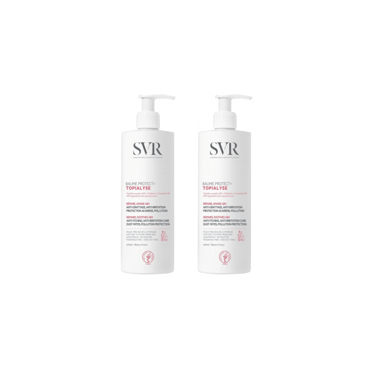 SVR DUO  BAUME PROTECT + TOPIALYSE 400ML