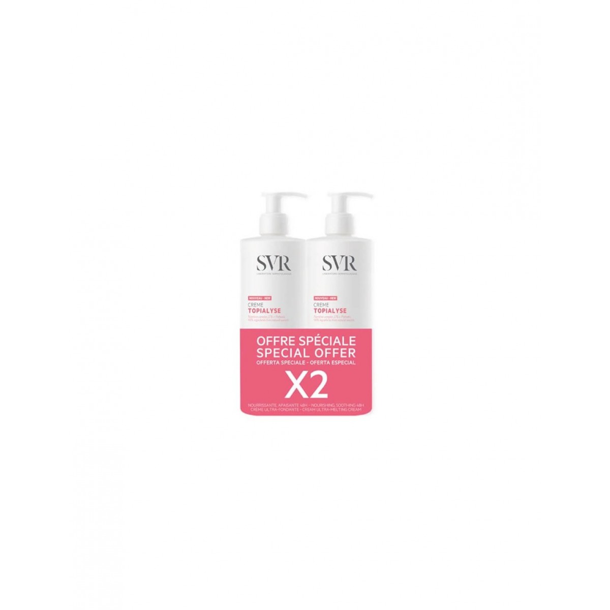 SVR Topialyse Crème Duplo 2 x 400 ml