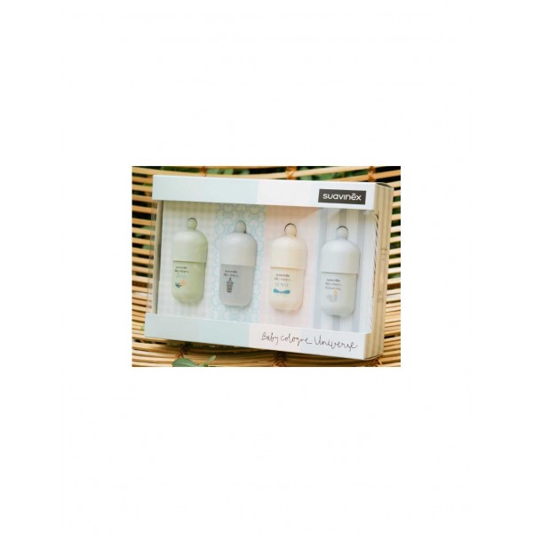 SUAVINEX BABY COLOGNE UNIVERSE SET 4 ENVASES 50ML