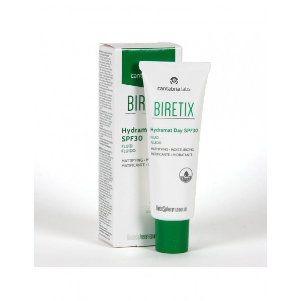 BIRETIX HYDRAMAT DAY SPF 30 FLUIDO MATIFICANTE HIDRATANTE 50 ML